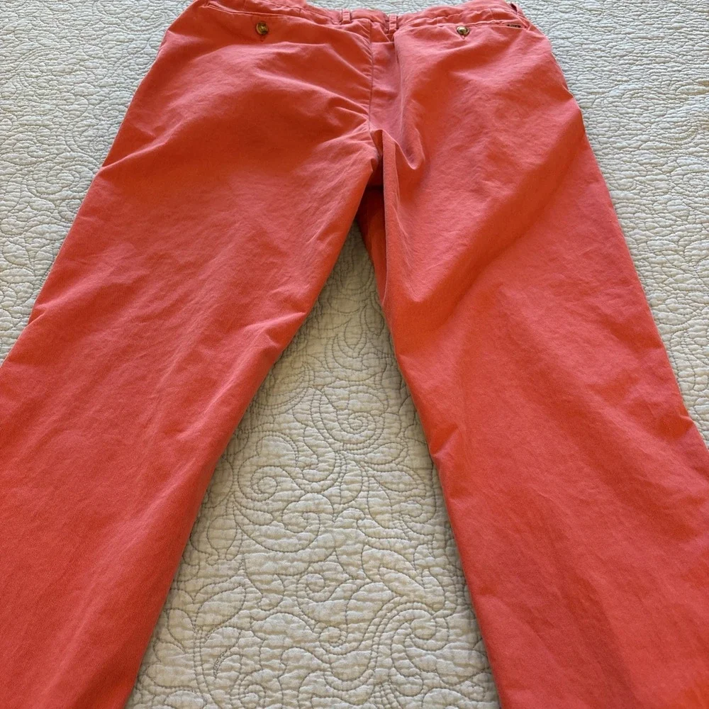 Polo Ralph Lauren Men's 34x30 (29) Stretch Classic Fit Pants Pink Chino Khaki